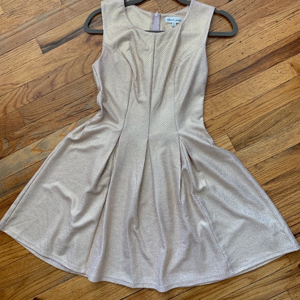 Gorgeous gold shimmer dress